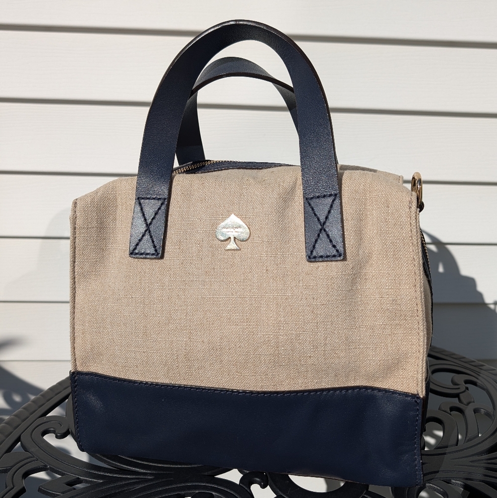 Kate Spade ♠️ Lincoln Square Little Kennedy Satchel - Navy